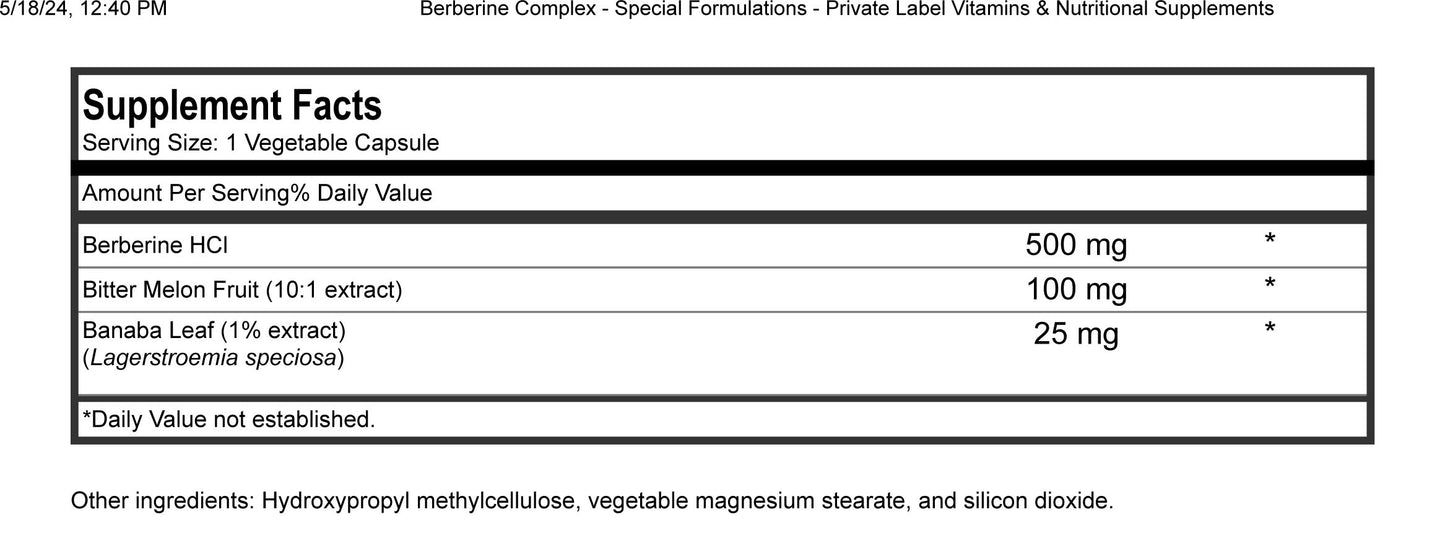 Berberine Complex (120)