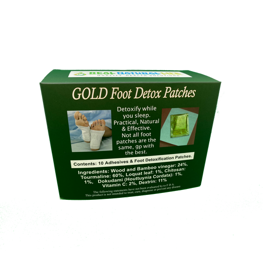Foot Detox Patches – Gold (10 units)