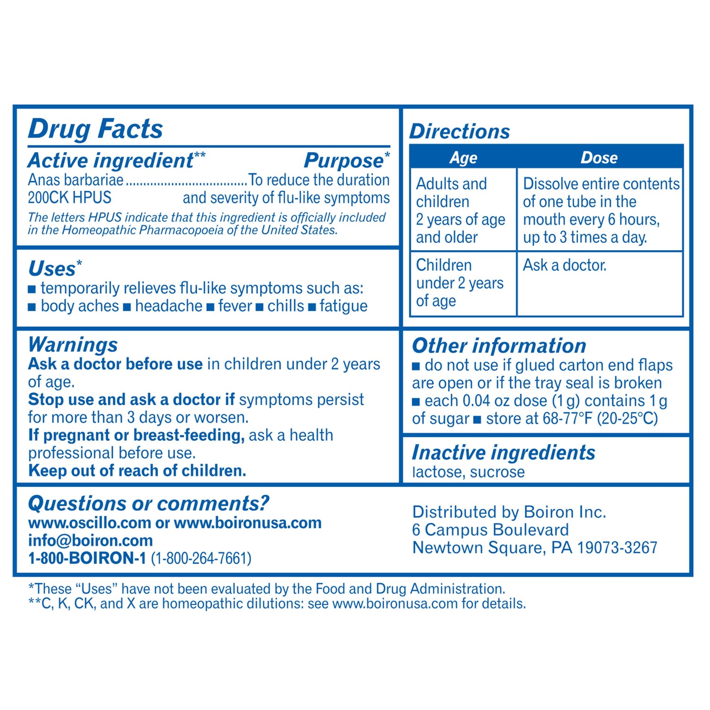 Oscillococcinum 12 ct