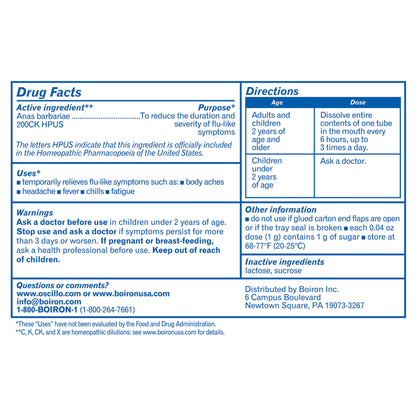 Oscillococcinum 6ct