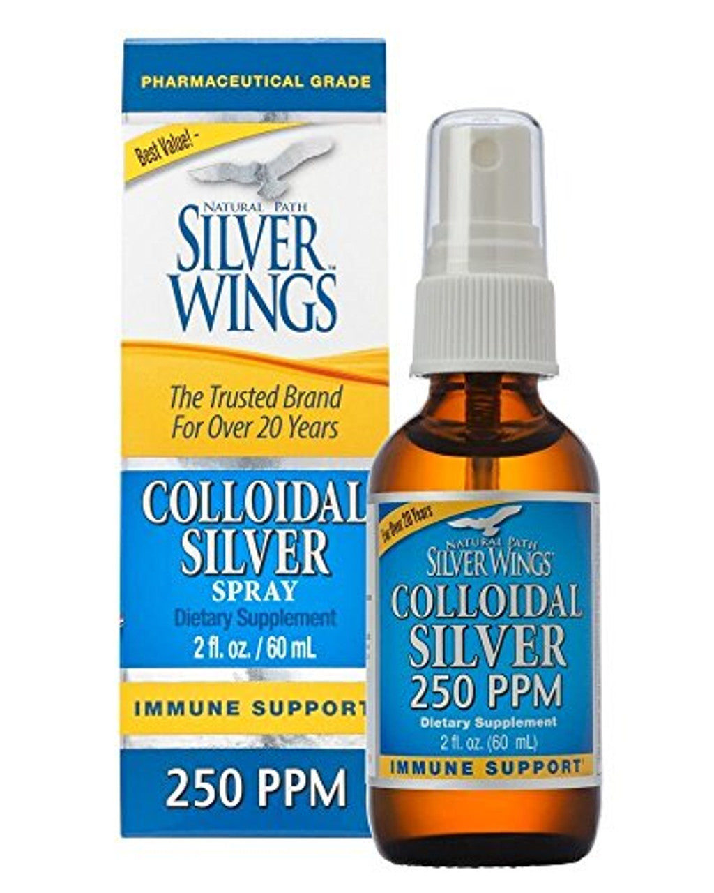 Colloidal Silver 250 PPM Spray 2 oz