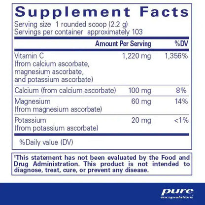 Buffered Ascorbic Acid Powder