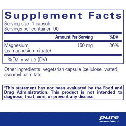 Magnesium Citrate Pure Encapsulations