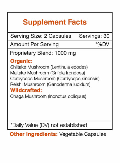 Mushrooms Blend 60 Caps