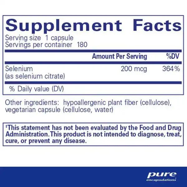 Selenium Citrate (180) - Pure